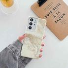 For Samsung Galaxy A71 Glitter Marble Phone Case(Grey Platinum) - 1