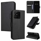 For OPPO Realme Narzo 50A Diamond Texture Leather Phone Case(Black) - 1