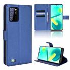 For Oukitel C25 Diamond Texture Leather Phone Case(Blue) - 1