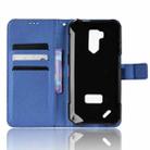 For Ulefone Armor X9 Diamond Texture Leather Phone Case(Blue) - 4