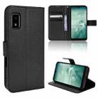 For Sharp Aquos Wish Diamond Texture Leather Phone Case(Black) - 1