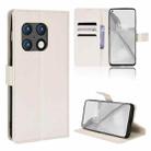 For OnePlus 10 Pro 5G Diamond Texture Leather Phone Case(White) - 1