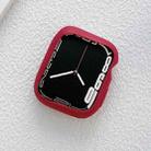 TPU Candy Color Watch Case For Apple Watch Series 8 / 7 41mm(Red) - 1