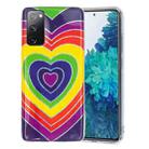 For Samsung Galaxy A03s 166mm EU Version Electroplating TPU Protective Phone Case(Love Heart) - 1
