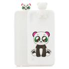 For Galaxy A10 Cartoon Shockproof TPU Protective Case with Holder(Panda) - 1