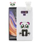 For Galaxy Note 9 Cartoon Shockproof TPU Protective Case with Holder(Panda) - 1