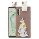 For Galaxy Note 10 Cartoon Shockproof TPU Protective Case with Holder(Hamsters) - 1
