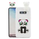 For Galaxy S10e Cartoon Shockproof TPU Protective Case with Holder(Panda) - 1