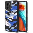 For Xiaomi Redmi Note 10 Pro China / Poco X3 GT Camouflage Clouds Embossed Skin Feel Silicone Shockproof Phone Case(Blue) - 1