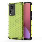 For Xiaomi 12 Pro Shockproof Honeycomb PC + TPU Phone Case(Green) - 1