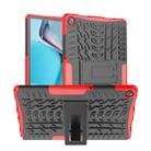 For OPPO Realme Pad 10.4 Tire Texture TPU + PC Tablet Case(Red) - 1