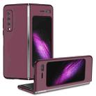 For Samsung Galaxy Fold Armor Foldable Phone Case(Wine Red) - 1