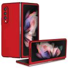 For Samsung Galaxy Z Fold3 5G Armor Foldable Phone Case(Red) - 1