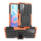 For Xiaomi Redmi Note 11 5G Tire Texture TPU + PC Phone Case(Orange) - 1