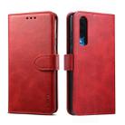 For Huawei P30 GUSSIM Business Style Horizontal Flip Leather Case with Holder & Card Slots & Wallet(Red) - 1