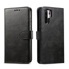 For Huawei P30 Pro GUSSIM Business Style Horizontal Flip Leather Case with Holder & Card Slots & Wallet(Black) - 1