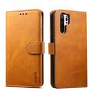 For Huawei P30 Pro GUSSIM Business Style Horizontal Flip Leather Case with Holder & Card Slots & Wallet(Khaki) - 1