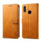 For Huawei Honor 10 Lite / P Smart (2019) GUSSIM Business Style Horizontal Flip Leather Case with Holder & Card Slots & Wallet(Khaki) - 1