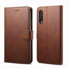 For Galaxy A10 / M10 GUSSIM Business Style Horizontal Flip Leather Case with Holder & Card Slots & Wallet(Brown) - 1