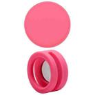 Pet Collar Anti-scratch Shockproof Silicone Case For AirTag, Size:35.9x35.9x19.2mm(Pink) - 1