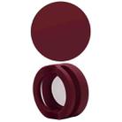 Pet Collar Anti-scratch Shockproof Silicone Case For AirTag, Size:34.1x34.1x18.2mm(wine Red) - 1