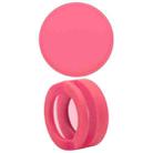 Pet Collar Anti-scratch Shockproof Silicone Case For AirTag, Size:34.1x34.1x18.2mm(Pink) - 1