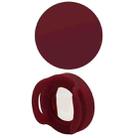 Pet Collar Anti-scratch Shockproof Silicone Case For AirTag, Size:34.1x34.1x17.2mm(wine Red) - 1