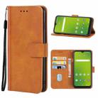 Leather Phone Case For Cricket Dream 5G/AT&A Radiant Max 5G(Brown) - 1