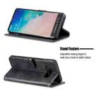 For Galaxy S10 Plus Matching Color Frosted Texture Horizontal Flip PU Leather Case with Holder & Card Slots & Lanyard(Black) - 4