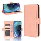 For Motorola Moto G71 5G Skin Feel Calf Pattern Leather Phone Case(Pink) - 1