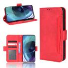 For Motorola Moto G71 5G Skin Feel Calf Pattern Leather Phone Case(Red) - 1