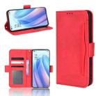 For OPPO Reno7 5G Skin Feel Calf Pattern Leather Phone Case(Red) - 1