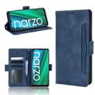 For OPPO Realme Narzo 50A Skin Feel Calf Pattern Leather Phone Case(Blue) - 1