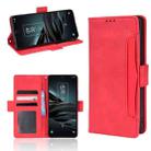 For TCL 20 XE Skin Feel Calf Pattern Leather Phone Case(Red) - 1