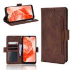 For TCL 205 Skin Feel Calf Pattern Leather Phone Case(Brown) - 1