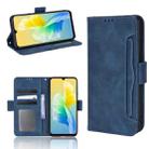 For vivo S10e / V23e 4G / 5G Skin Feel Calf Pattern Leather Phone Case(Blue) - 1