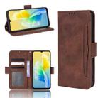 For vivo S10e / V23e 4G / 5G Skin Feel Calf Pattern Leather Phone Case(Brown) - 1