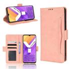 For vivo Y15s 2021 / Y15a Skin Feel Calf Pattern Leather Phone Case(Pink) - 1
