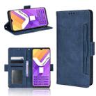 For vivo Y15s 2021 / Y15a Skin Feel Calf Pattern Leather Phone Case(Blue) - 1