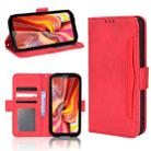 For Doogee S96 Pro Skin Feel Calf Pattern Leather Phone Case(Red) - 1