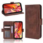 For Doogee S96 Pro Skin Feel Calf Pattern Leather Phone Case(Brown) - 1