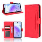 For Umidigi A11s Skin Feel Calf Pattern Leather Phone Case(Red) - 1