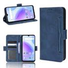 For Umidigi A11s Skin Feel Calf Pattern Leather Phone Case(Blue) - 1