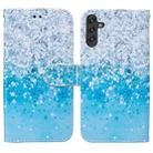 For Samsung Galaxy A13 Painted Pattern Horizontal Flip Leather Phone Case(Sea and Sand) - 1
