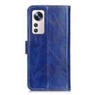For Xiaomi 12 / 12X / 12S Retro Crazy Horse Texture Leather Phone Case(Blue) - 3