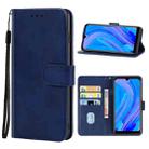 Leather Phone Case For Itel A55(Blue) - 1