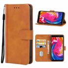 Leather Phone Case For Itel A56(Brown) - 1