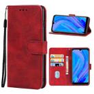 Leather Phone Case For Itel S15(Red) - 1