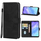 Leather Phone Case For Itel S16(Black) - 1