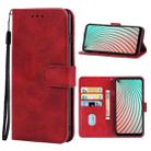 Leather Phone Case For Itel S16 Pro(Red) - 1